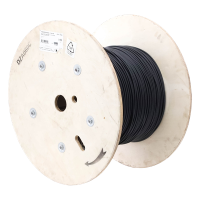 Cable de Fibra Óptica / 6 Hilos / Interior-Exterior / Tight Buffer / No Conductiva / LS0H / OM4 50/125 / 1 Metro (3.28 Pies)