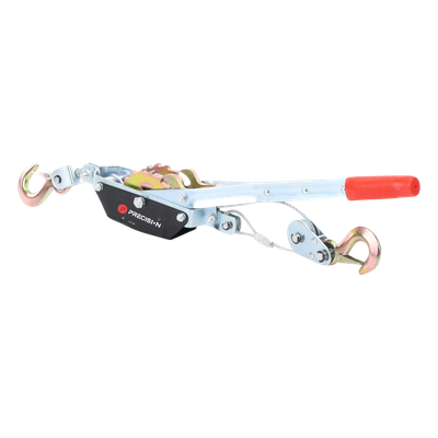 Malacate / 2 Toneladas / Cable 2.2 m (7.2 ft) / Trinquete 3 Placas / Ganchos Forjados