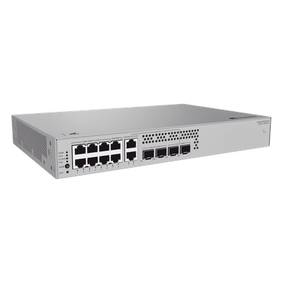 Switch Administrable Capa 2 / 6 Puertos PoE+ Gigabit + 2 Puertos PoE+ Multi-Gigabit 2.5G + 2 Puertos Gigabit + 2 SFP + 2 SFP+ / PoE Perpetuo / 128 W / 76 Gbps / 57 Mpps / 3.44 kg / 1.72 x 18.31 x 13.98 pulgadas