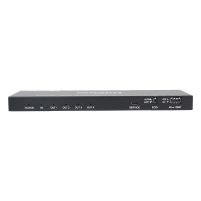 Splitter HDMI / 1x4 Salidas Simultáneas / 4K@60Hz 4:4:4 / HDMI 2.0b / Extractor de Audio Óptico y Analógico / Down Scaler 4K a 1080p / HDCP 2.2 / 18 Gbps
