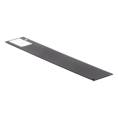 Tapa Ciega / Rack 19in / 2UR / Acero Cal. 14 / Pintura Electroestática Negra / 0.7 kg