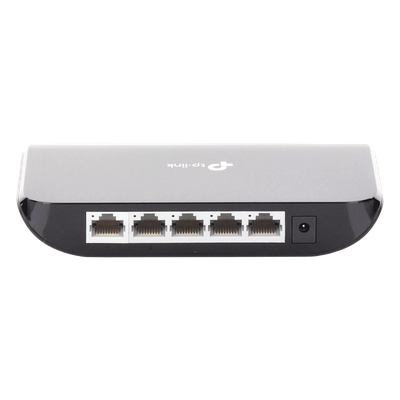Switch de escritorio / 5 puertos RJ45 / 10/100/1000 Mbps / Green Ethernet / 2.41W máximo