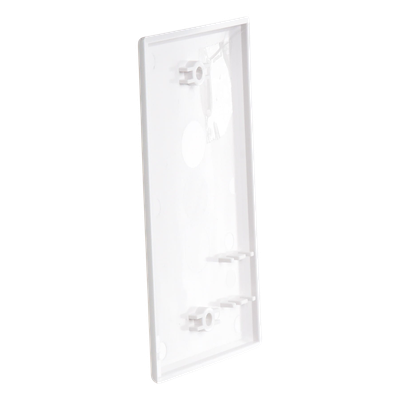Placa de Pared Ciega / Vertical Plano / 70 x 115 mm (2.75" x 4.52") / UL 94V-0 / Blanco