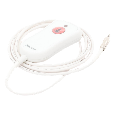 Pulsador de Llamada para Paciente / Material Antibacteriano / Código Braille / IP67 / Cable 2 m Resistente al Fuego / 12 V