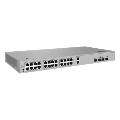 Switch PoE Administrable Capa 3 / 24 Puertos Gigabit (22 PoE) / 2 Puertos 2.5GE PoE / 2 Puertos SFP+ 10GE / 400W PoE / 98 Gbps / iStack