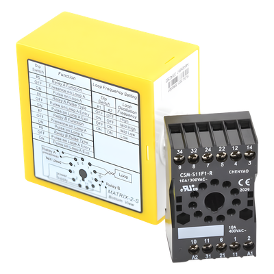 Sensor de Masa / Mono Canal / Inductivo / 12-24 VAC/VDC / IP40 / -30 a 70°C / Lazos 4-8 m
