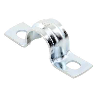 Abrazadera Omega / 5/8" (15.87 mm) / Acero Cincado / Carga 30 kg / Conduit y Cables Ligeros