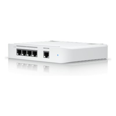 Switch Capa 2 / 4 Puertos 10GbE / Alimentación PoE+ o USB-C / Compacto / 82 Gbps de Rendimiento