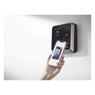 Lector biométrico / NPU con IA / 500,000 usuarios / WiFi+Ethernet+RS-485 / IP65 / EM-MIFARE-DESFire-FeliCa-NFC-Bluetooth