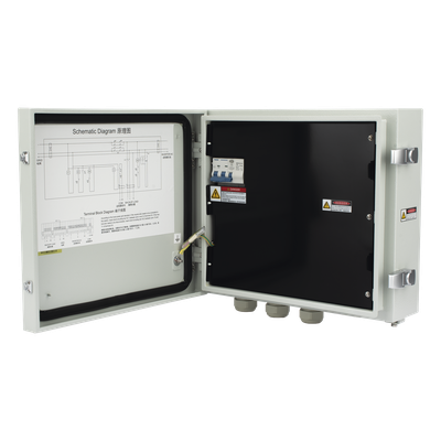 Transfer Divisor de Cargas / 5000 VA / IP65 / -21°C a 45°C / 400x350x130 mm (15.7x13.8x5.1 in)
