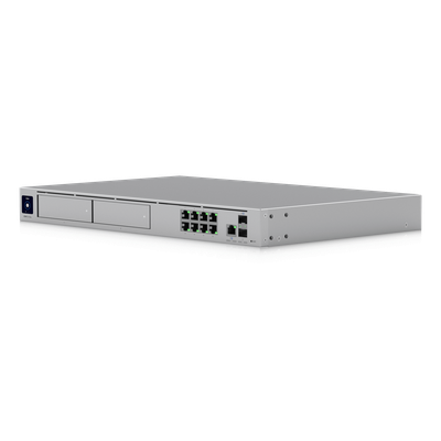Cloud Gateway 10G / Rack 1U / 8x 1 GbE + 1x 2.5 GbE + 2x 10G SFP+ / IDS/IPS 5 Gbps / 2000 Clientes / 2 Bahías HDD 3.5" RAID 1 / SSD 128 GB
