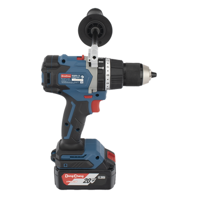 Rotomartillo Inalámbrico 20V / Motor Brushless / Broquero 1/2 in / 120 Nm Par Máximo / 2 Baterías 4.0Ah con Cargador y Maletín