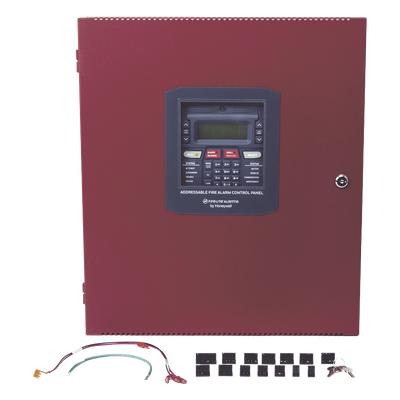 Panel Direccionable de Detección de Incendio / 50 Puntos / 1 Lazo SLC / Comunicador Dual IP/POTS / 3,000 m (10,000 ft) / 2 Circuitos NAC / LCD 80 Caracteres