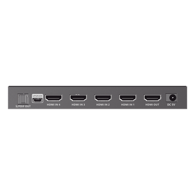 Conmutador HDMI / 4 Entradas 1 Salida / 8K@60Hz / 48 Gbps / HDMI 2.1 / Control IR y RS-232