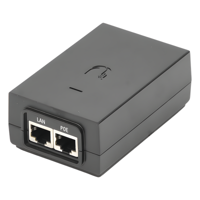 Adaptador PoE / 24 VDC 1.0 A / Gigabit 10/100/1000 Mbps / Protección ESD / Montaje en Pared / 0-40°C