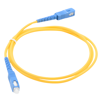 Jumper de Fibra Óptica / SC/SC Simplex / Monomodo 9/125 / 1 Metro (3.28 Pies) / ITU-T G.652.D / 1310-1550 nm