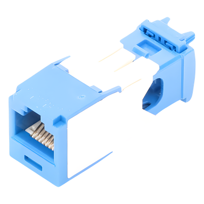Conector Jack RJ45 / Cat 6A / Mini-Com TG / Sin Herramienta Impacto / 10GBase-T / 150m (492 pies) / Azul