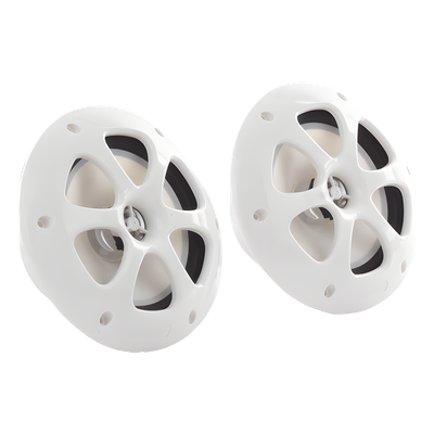 Par de Altavoces Marinos / 6.5" / 100 W Máx / 4 Ohm / IPX5 Equivalente / 60 Hz - 20 kHz