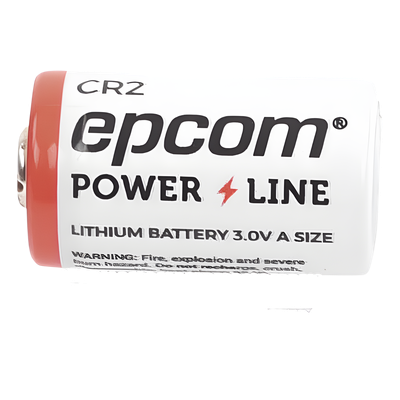 Batería de Litio CR2 / 3V / 850 mAh / Pulsos 2000 mA / -40°C a +60°C / Sello Hermético Vidrio-Metal