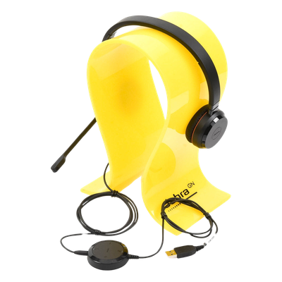 Auricular Profesional UC / Conectividad Dual USB y 3.5 mm / Micrófono con Cancelación de Ruido / Controlador en Cable con LED / Plug and Play
