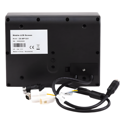 Monitor LCD Vehicular / 7 Pulgadas / 800x480 / 3 Canales de Video / Conector Aviación 4 Pines / -20°C a 70°C / 12 VCC