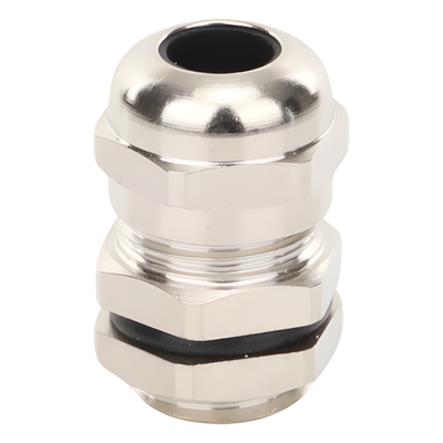 Conector Tipo Glándula / Ajustable 3-6.5 mm / Rosca M14 / IP68 / Latón Niquelado / -40℃ a 100℃
