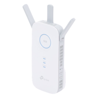 Repetidor WiFi AC / 1750 Mbps / Doble Banda 2.4 y 5 GHz / Puerto Gigabit / 3 Antenas Externas / Cobertura 929 m² (10,000 ft²)