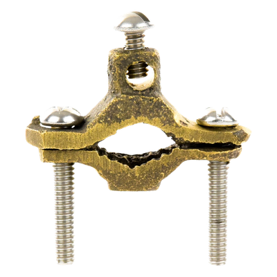 Conector Tubo a Cable / Bronce 100% / Tubo hasta 1 1/4 in (31.75 mm) / Cable 4 AWG / Aterrizaje Torres TZ / Sin Soldadura