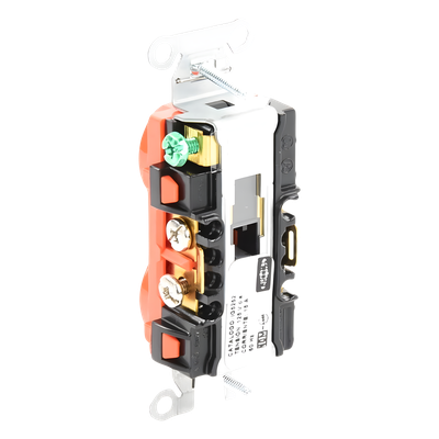 Contacto Dúplex / 15A 125V / 2 Polos 3 Hilos / NEMA 5-15R / Grado Comercial / Nylon / -40°C a 75°C