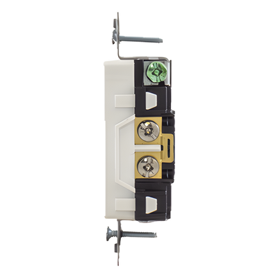 Contacto Duplex Decorador / 20 A / 125V / NEMA 5-20R / 2 Polos 3 Hilos / Resistente a Manipulaciones / Grado Industrial / 3.28 x 1.14 x 1.29 in