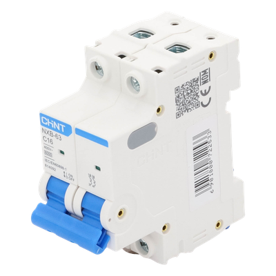 Interruptor Termomagnético DIN / 2 Polos / 16 A / 6 kA / 110-415 Vca / Indicador de Estado