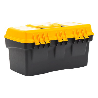 Caja Porta Herramientas / 17" / 44x26x23 cm / Polipropileno / 550 gr / Candado / Charola para Tornillos