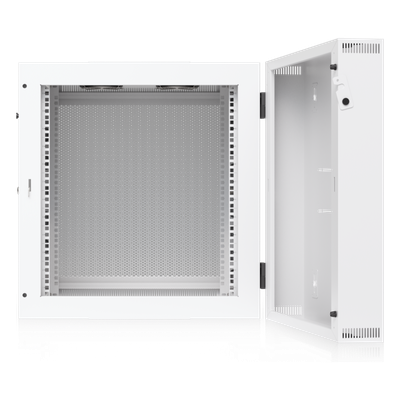 Gabinete Rack 12U / Montaje en Pared / Puerta Trasera Abatible / Ventilación Activa / Paneles con Cerradura / 600 x 700 x 639 mm (23.6 x 27.6 x 25.2")