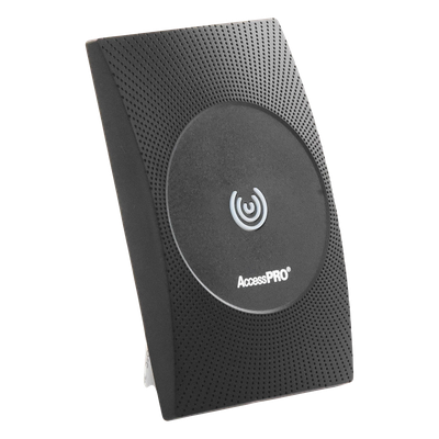 Lector de Proximidad RFID MIFARE / 13.56 MHz / Wiegand 34 Bits / IP65 / ISO14443A / 4.6 x 3 x 0.6 pulgadas / Exterior
