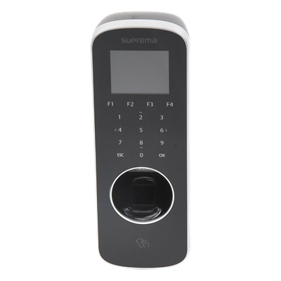 Terminal de Control de Acceso Biométrico / 1,000,000 Plantillas / TCP-IP y RS-485 / Lector 13.56 MHz MIFARE NFC DESFire FeliCa / LCD 2.0 Pulgadas / Detección de Dedo Vivo