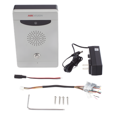 Estación de Alarma de Pánico con Video / 2 Megapixel / Audio Bidireccional / PoE / IP65 / IK08 / Montaje en Pared o Empotrado