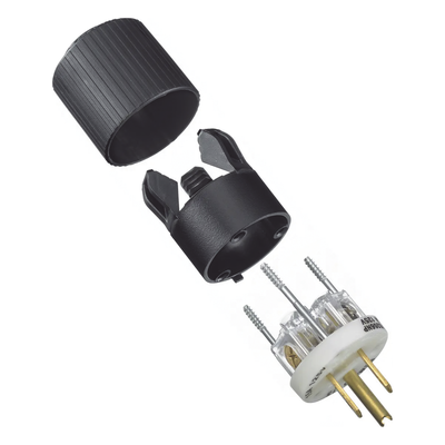 Clavija Industrial / 15 A / 125 V CA / NEMA 5-15P / 2 Polos 3 Hilos / 2.18 x 1.52 x 1.38 in