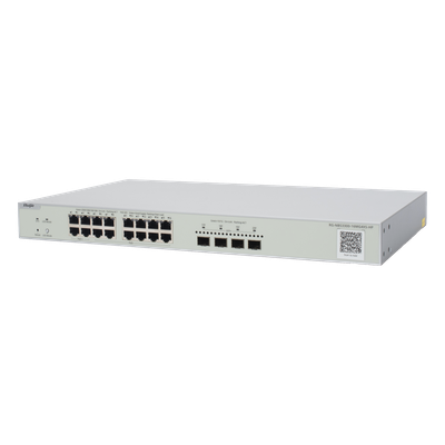 Switch Multi-Gigabit PoE++ / 16 Puertos 2.5G / 4 Puertos SFP+ 10G / 370W / Capa 2 / 160 Gbps / 1U Rack