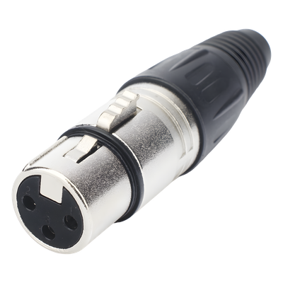 Kit Conector XLR / Macho + Hembra / Cable 3.5-8.0 mm / 16 A por Contacto / Soldadura / -30 °C a +80 °C