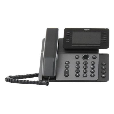 Teléfono IP Empresarial / 20 Líneas SIP / Pantalla 4.3" Ajustable / Wi-Fi 2.4/5 GHz / Bluetooth 5.0 / Puertos Gigabit / PoE