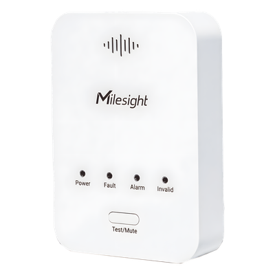 Sensor Detector de Fugas de Gas LoRaWAN / Alarma 85 dB / Salida de Relé y Válvula Solenoide / 800 Registros