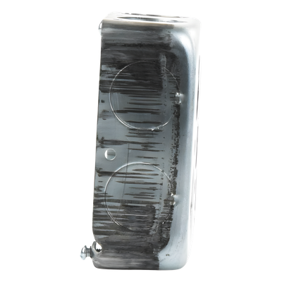 Caja Cuadrada Eléctrica / 4 x 4" / Profundidad 1-1/2" / 21 in³ / 11 Entradas 3/4" y 1 Entrada 1/2" / Acero Galvanizado / Resistencia al Fuego 2 Horas