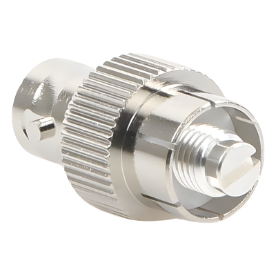 Adaptador de Interconexión / BNC Hembra a Conector-Rosca / Cuerpo Niquelado / Contacto de Plata / Compatible Kenwood e Icom
