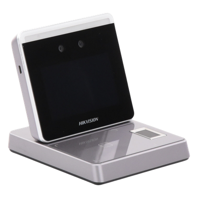 Enrolador IP Biométrico / Pantalla 3.97" HD / Reconocimiento Facial 0.2s / MIFARE EM DESFire FeliCa / TCP/IP / Interior / -10°C a +50°C (14°F a +122°F)