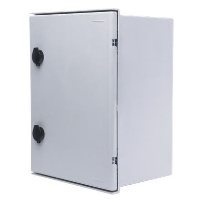 Gabinete de Poliéster / IP65 / 300 x 400 x 200 mm / Carga 30 kg / Placa Trasera Incluida / Cerradura con Llave
