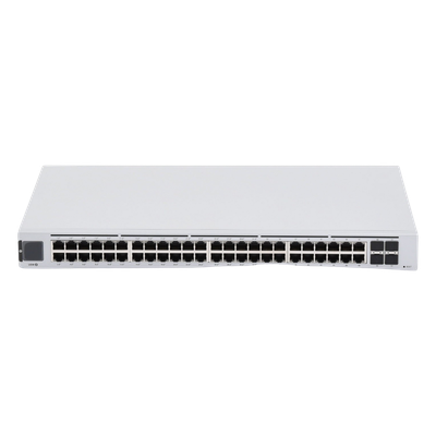 Switch PoE / 48 Puertos Gigabit / 32 Puertos PoE+ / 4 SFP 1G / 195W / 104 Gbps / 1U Rack / 1.43 x 11.22 x 17.41 pulgadas