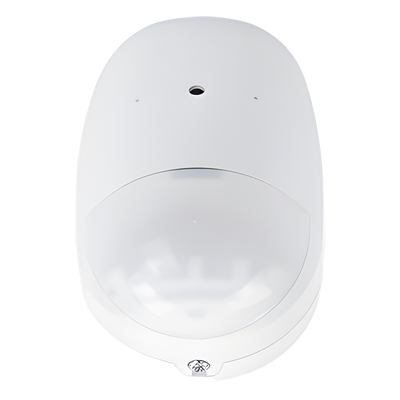 Sensor de Movimiento PIR y Ruptura de Cristal Inalámbrico / Detección PIR 12 m (39.4 ft) / Cobertura 85.9° / Ruptura de Cristal 8 m (26.2 ft) / 120° / Inmunidad a Mascotas 30 kg (66 lb) / Batería 4 Años / AX PRO