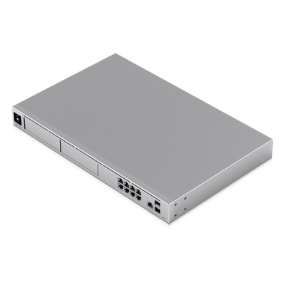 Cloud Gateway 10G / Rack 1U / 8x 1 GbE + 1x 2.5 GbE + 2x 10G SFP+ / IDS/IPS 5 Gbps / 2000 Clientes / 2 Bahías HDD 3.5" RAID 1 / SSD 128 GB
