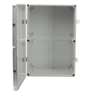 Gabinete Plástico para Exterior / IP65 / 560 x 380 x 265 mm / ABS / -20 a 60°C / Cierre por Broche