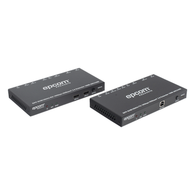 Extensor HDMI HDBaseT / 4K2K@60Hz / HDR 4:4:4 / 18 Gbps / Alcance 100 m (328 ft) / USB KVM / IR Bidireccional / PoC / HDCP 2.2